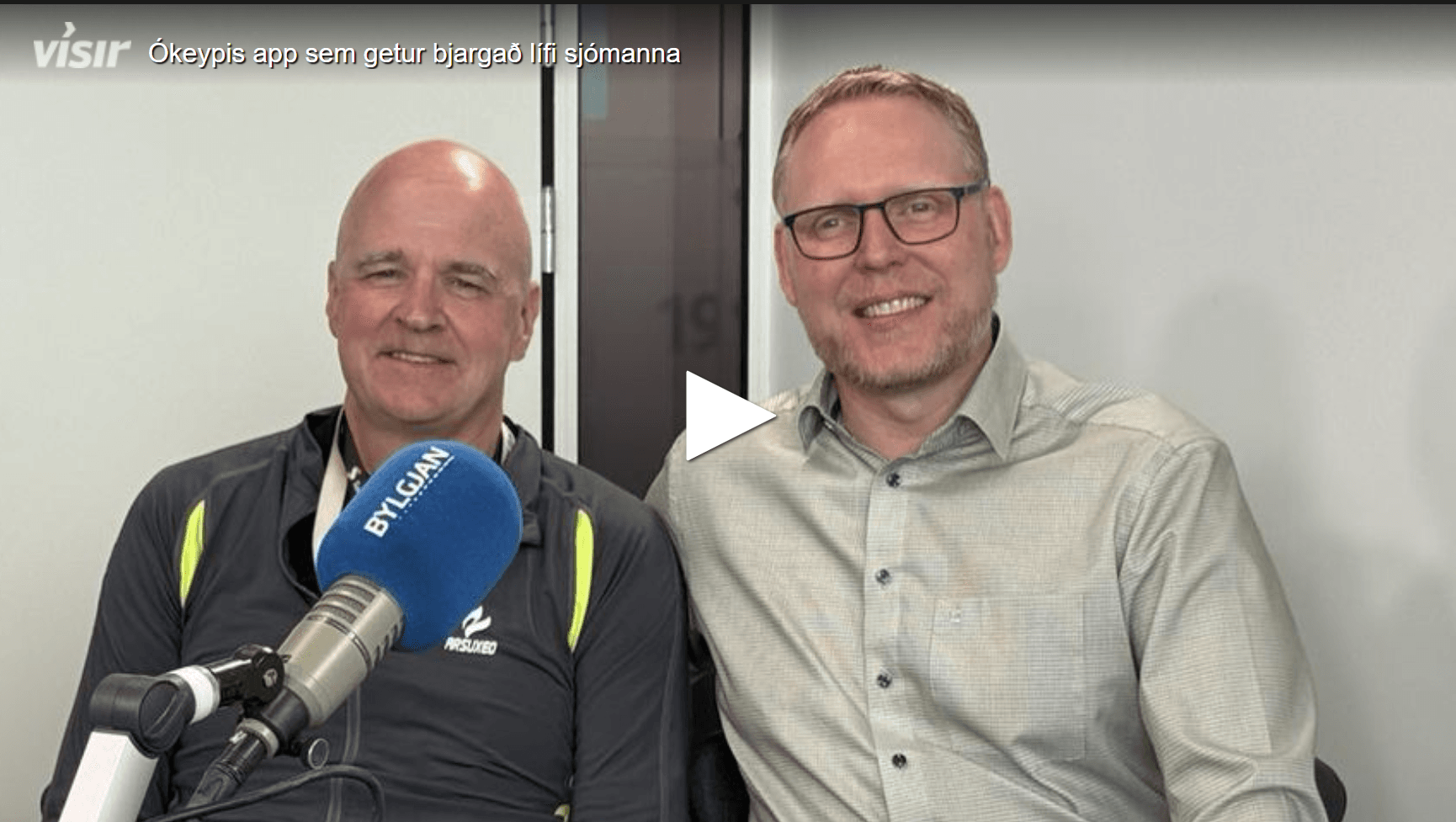 Radio interview on Agga - the free safety app for small-boat fishermen